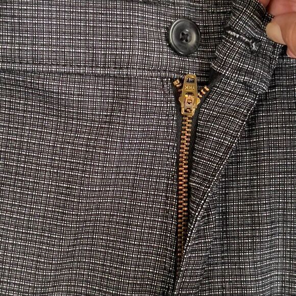 Lee All Day Pant Straight Leg Gray Glenplaid Pants Size 18 Medium - Picture 8 of 16